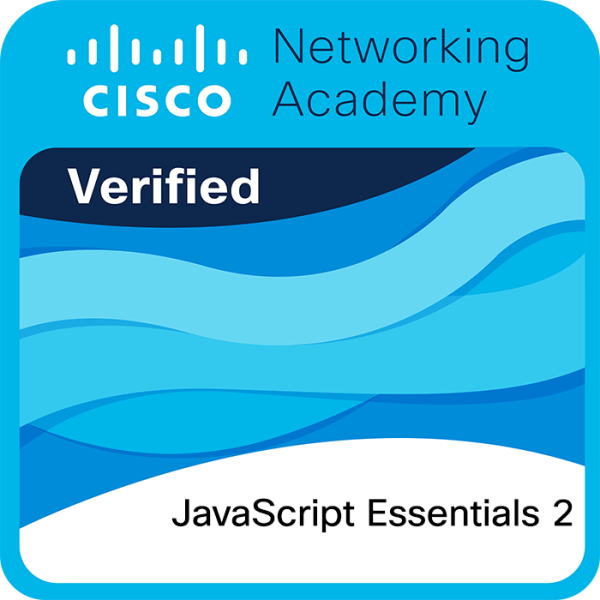 Cisco JavaScript Essentials 2 Certification